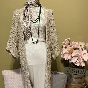 American Eagle knit long sweater size medium